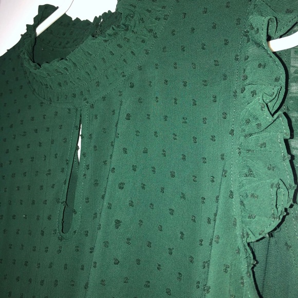 Marshalls | Green Keyhole Blouse - Picture 2 of 3